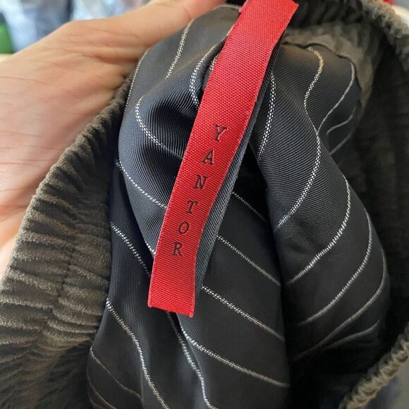 Yantor Pants Womens Small Jersey Wide Leg Pants Faux Suede  Career Office - Picture 11 of 13